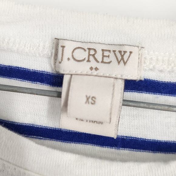 J Crew Short Sleeve Striped Top Womens Size Extra Small XS - Picture 3 of 3